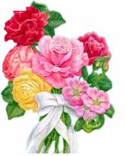 Красивый букет - Открытки цветы для Одноклассников