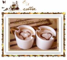 Кофе с сердечками - Открытки доброе утро для Одноклассников