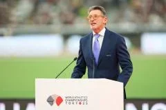 Sebastian Coe est président de World Athletics depuis 2015. (Naoki Morita/AFLO/Presse Sports)