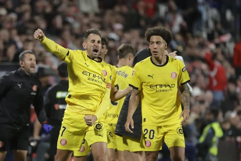 Stuani, héroe en Vallecas